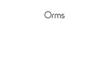 Tablet Screenshot of orms.co.uk